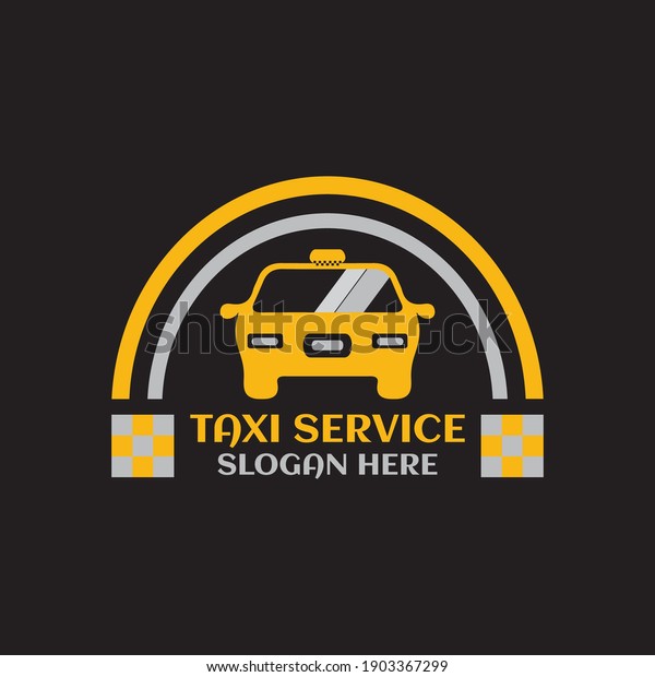 Taxi service logo symbol\
template