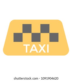 
A taxi service monogram 
