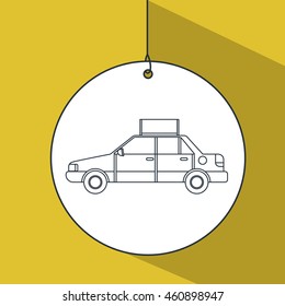 taxi service public icon vector graphic isolated
