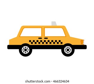 taxi service public icon vector illustration design