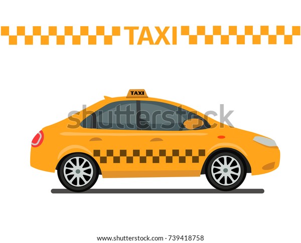 taxi\
service public isolated vector illustration\
design