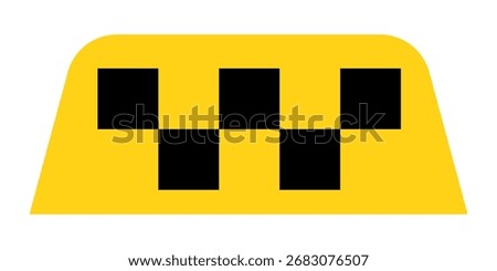 Taxi sign. Cab sign vector