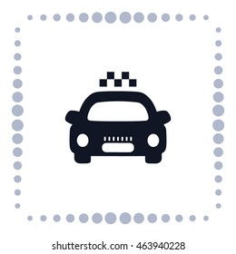 Taxi sign, vector icon