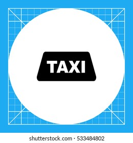 Taxi simple icon