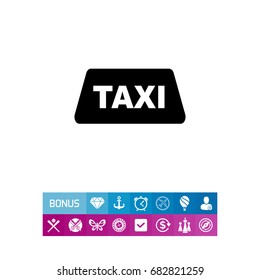 Taxi simple icon