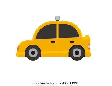 taxi simple illustration