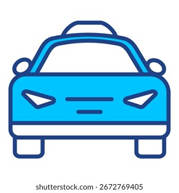 Colección de icono de Vector simple de taxi