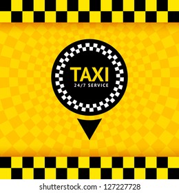 Taxi symbol, new background, vector illustration 10eps