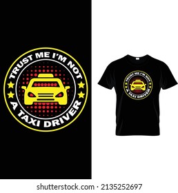 taxi t shirt design vector