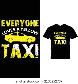 taxi t shirt design vector