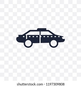 Taxi transparent icon. Taxi symbol design from Transportation collection.