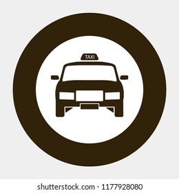 Taxi vector icon 10 eps