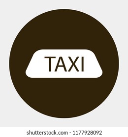 Taxi vector icon 10 eps