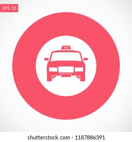 Taxi vector icon 10 eps