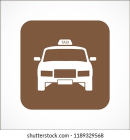 Taxi vector icon 10 eps