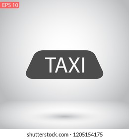 Taxi vector icon 10 eps