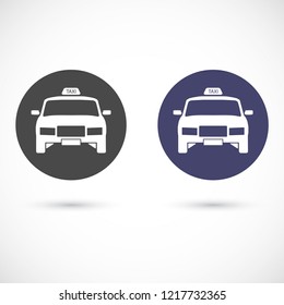 Taxi vector icon 10 eps