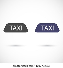 Taxi vector icon 10 eps