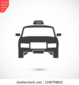 Taxi vector icon 10 eps