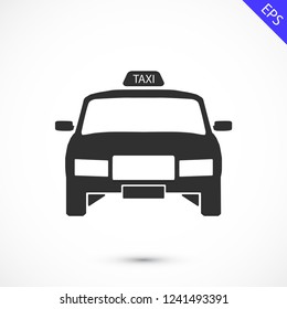 Taxi vector icon 10 eps