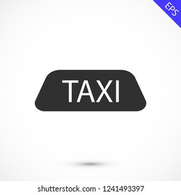 Taxi vector icon 10 eps