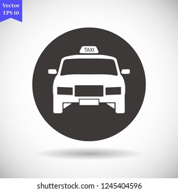 Taxi vector icon 10 eps
