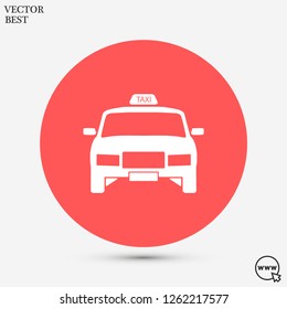 Taxi vector icon 10 eps