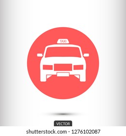 Taxi vector icon 10 eps
