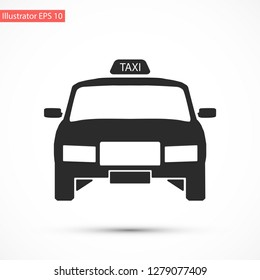 Taxi vector icon 10 eps
