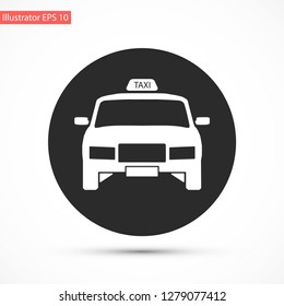 Taxi vector icon 10 eps