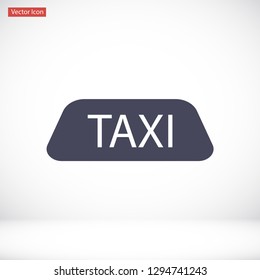 Taxi vector icon 10 eps