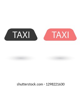 Taxi vector icon 10 eps