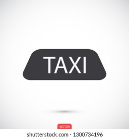 Taxi vector icon 10 eps