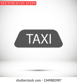 Taxi vector icon 10 eps