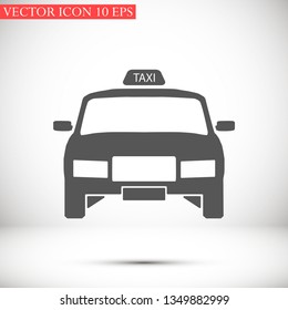 Taxi vector icon 10 eps