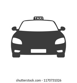 Taxi vector icon
