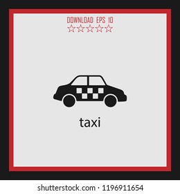 taxi  vector icon