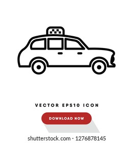 Taxi  vector icon