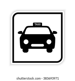 taxi -  vector icon