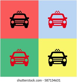Taxi vector  icon.