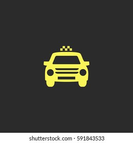 Taxi vector  icon.