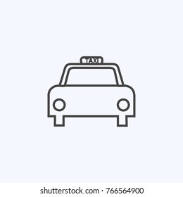 Taxi vector icon
