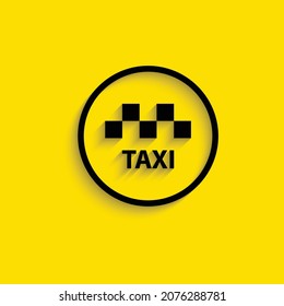 taxi vector icon cab symbol