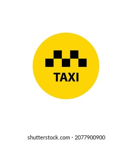 taxi vector icon cab symbol