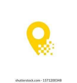 Taxi vector icon illustration design template