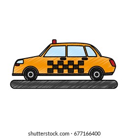 Taxi vector illustration