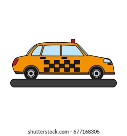 taxi vector illustration