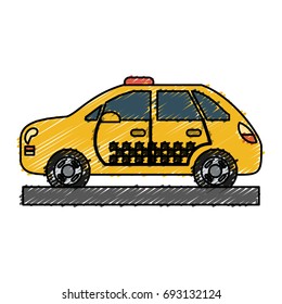 taxi vector illustration