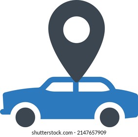 taxi Vector illustration on a transparent background. Premium quality symbols. Glyphs  vector icon for concept and graphic design.