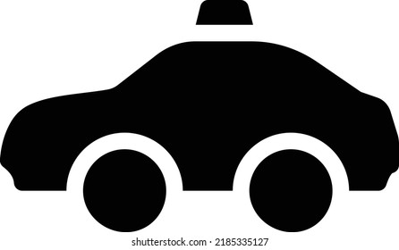 taxi  Vector illustration on a transparent background. Premium quality symmbols. Glyphs vector icons for concept and graphic design.